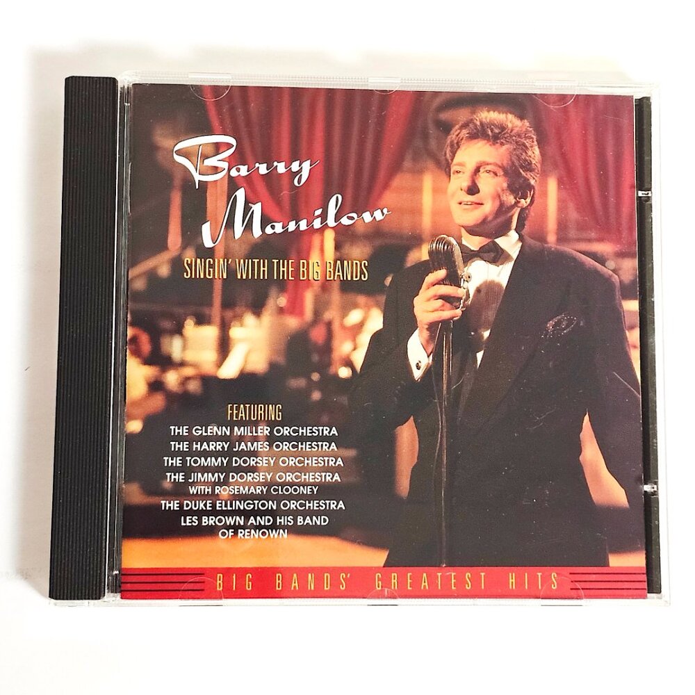 Barry Manilow Singin With The Big Bands CD 1994 Arista Jazz Swing Big Band